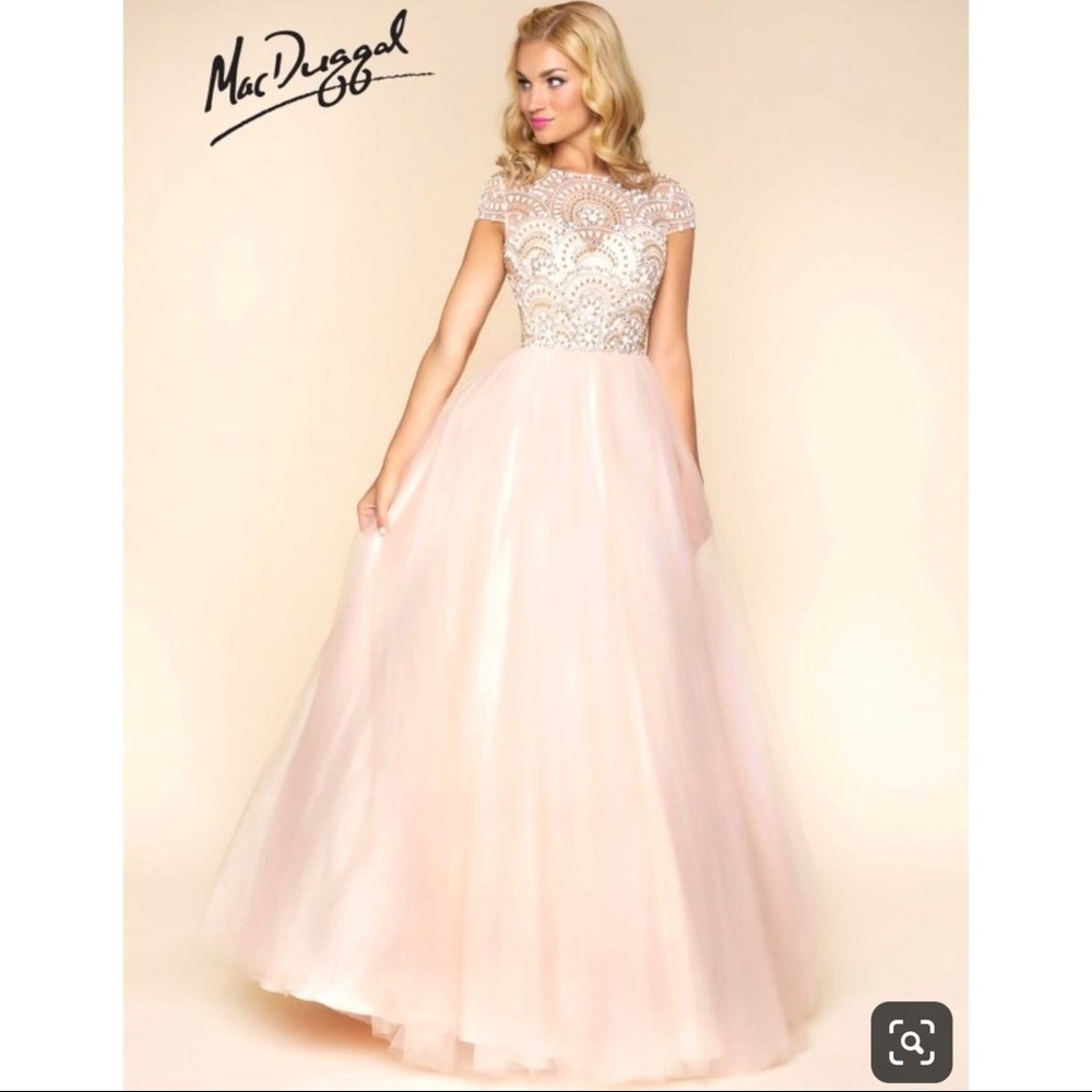 Mac Duggal Blush Gown